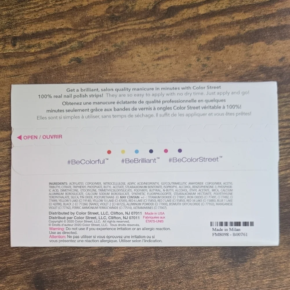 Color Street Nail Strips Made In Milan